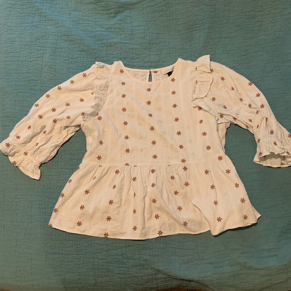 Floral Peplum Top